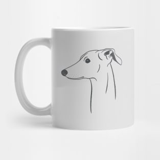 Italian Greyhound (Light Gray and Gray) Mug